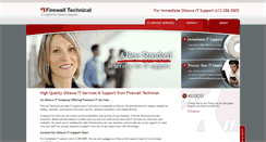 Desktop Screenshot of firewalltechnical.com